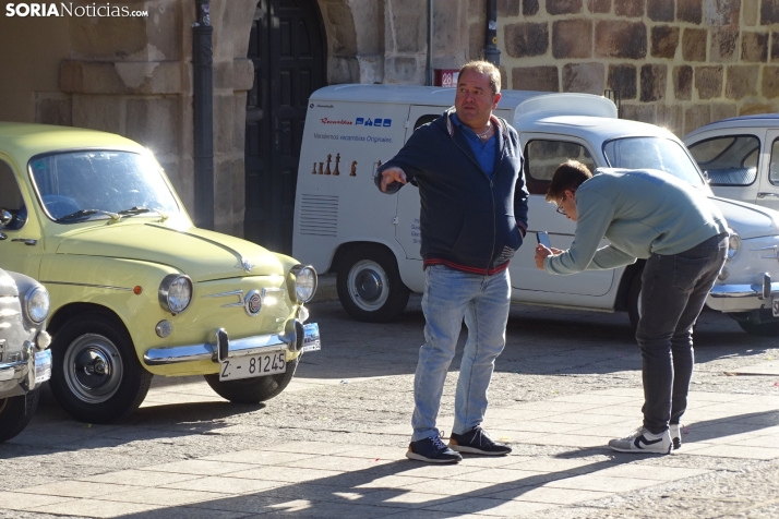 Una de las imágenes de la plaza Mayor de Soria este sábado. /PC