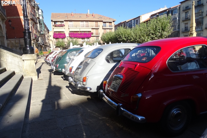 Una de las imágenes de la plaza Mayor de Soria este sábado. /PC