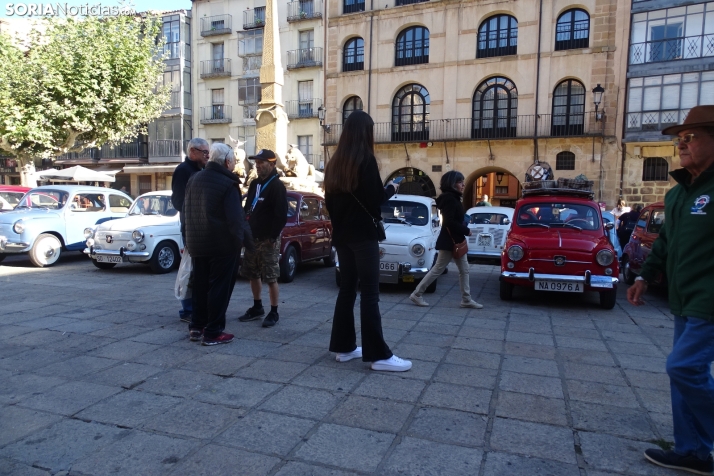 Una de las imágenes de la plaza Mayor de Soria este sábado. /PC