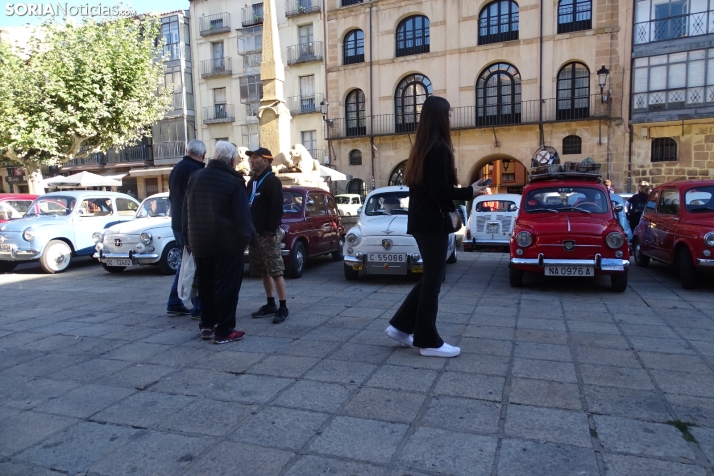 Una de las imágenes de la plaza Mayor de Soria este sábado. /PC