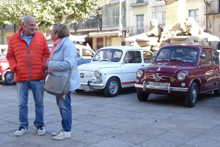 Una de las imágenes de la plaza Mayor de Soria este sábado. /PC