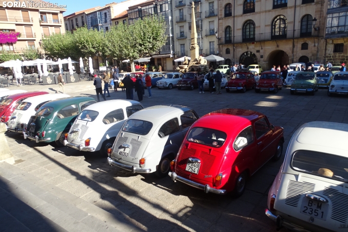 Una de las imágenes de la plaza Mayor de Soria este sábado. /PC