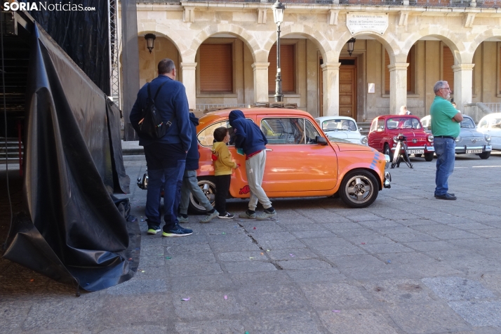 Una de las imágenes de la plaza Mayor de Soria este sábado. /PC