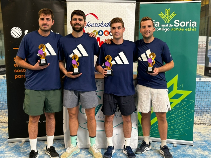 Hugo Campillo y Alberto Pinilla se impone en el II Torneo Interempresarial de P&aacute;del FOESaludable