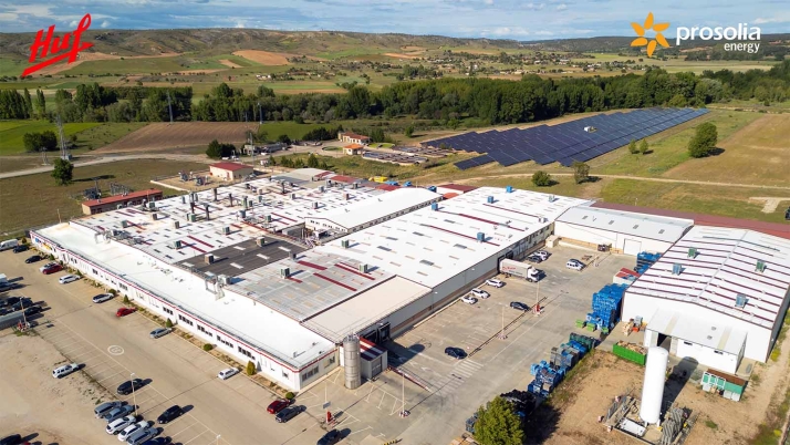 La planta de Huf en El Burgo amplía su parque solar