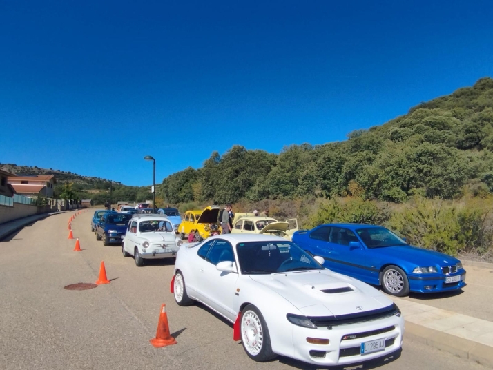 Multitudinario encuentro automovil&iacute;stico en Fuentetoba