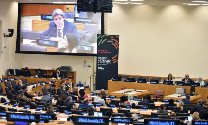 Mínguez defiende en la ONU que los gobiernos locales deben ocupar el puesto que les corresponde