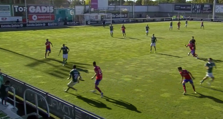 Coruxo 1-2 Numancia: A los rojillos les vale la primera parte para llevarse la victoria