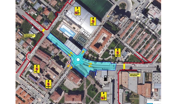 Abre este viernes, provisionalmente, la rotonda de Eduardo Saavedra
