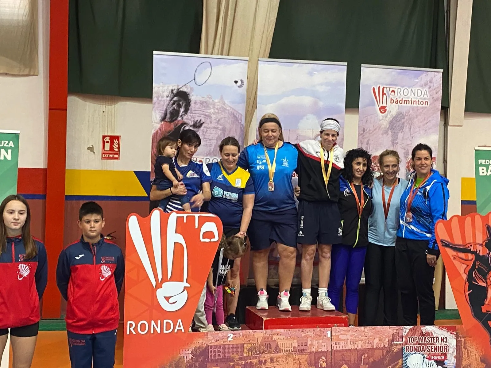 Uno de los podios con presencia soriana en Ronda. 