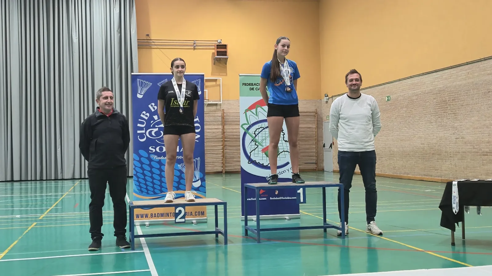 Foto 2 - La cantera del B&aacute;dminton Soria no defrauda en el torneo de casa