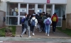 Estudiantes a la entrada del Campus Duques de Soria en una imagen de archivo. /SN