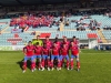 Los jugadores del Numancia posan con la afición en El Helmántico/ C.D. Numancia.