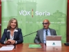 Sara López y Fernando Castillo hoy en rueda de prensa. SN