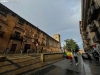 Un paseo por Soria con la lluvia como compañera y un arcoiris curioso.