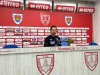 Aitor Calle en la rueda de prensa previa al duelo copero ante el Sporting de Gijón.