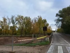 Foto 3 - Las obras del puente medieval en Almaz&aacute;n requerir&aacute;n cinco d&iacute;as de regulaci&oacute;n del tr&aacute;fico