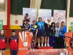 Uno de los podios con presencia soriana en Ronda. 