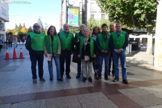 Una imagen de la mesa informativa de la AECC hoy sábado. /PC