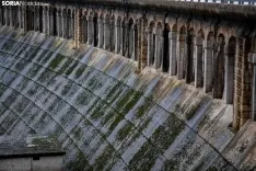 La presa de Soria y el embalse de la Cuerda del Pozo. Fotos: María Ferrer. 