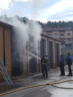 Foto 5 - Arde una cochera en El Burgo de Osma