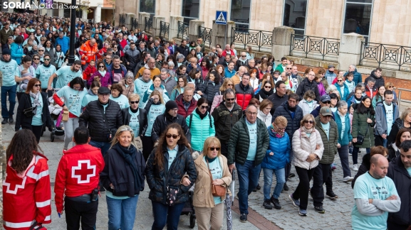 EN FOTOS | Los sorianos vuelven a salir a la calle en el XII Camino Contra el Cáncer para pedir más investigación 