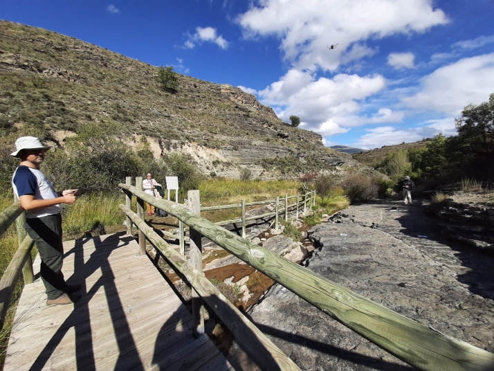 Esta huella del pasado de Soria empezará a formar parte del Museo Paleontológico Virtual de la Universidad de Jaén