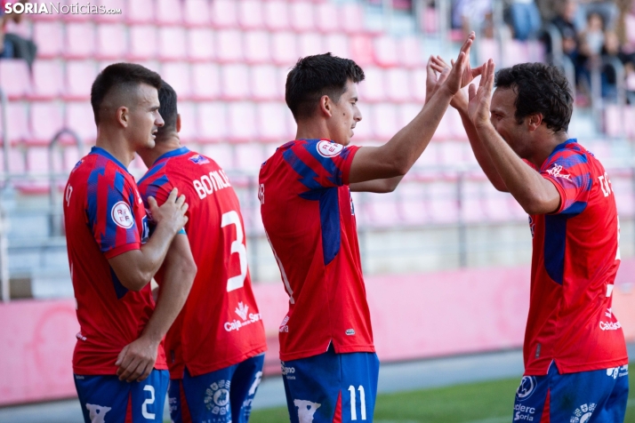 El Numancia rompe su racha de empates y se hace con la victoria ante el Marino de Luanco