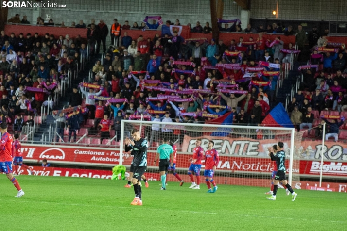 Numancia 0-1 Sporting de Gijón: Los sorianos venden muy cara su eliminación de la Copa del Rey