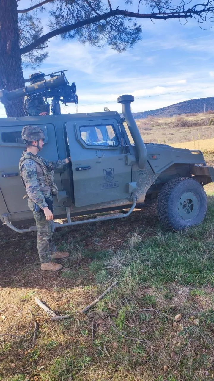 Una imagen del ejercicio táctico. /Subdelegación de Defensa en Soria
