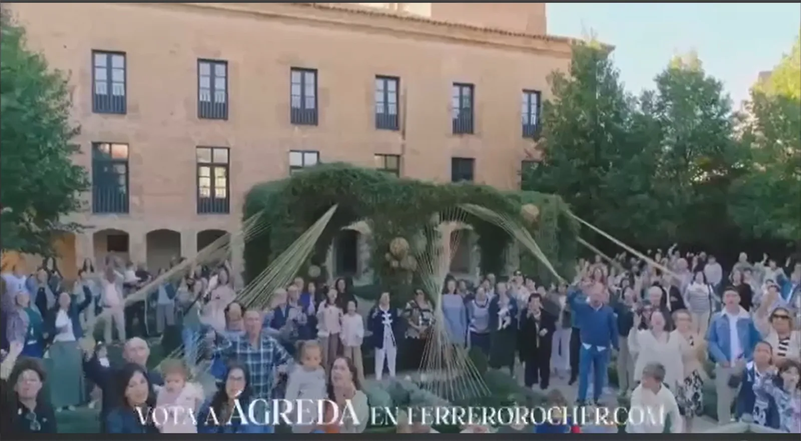 Una imagen del video promocional de Ágreda para el concurso. 