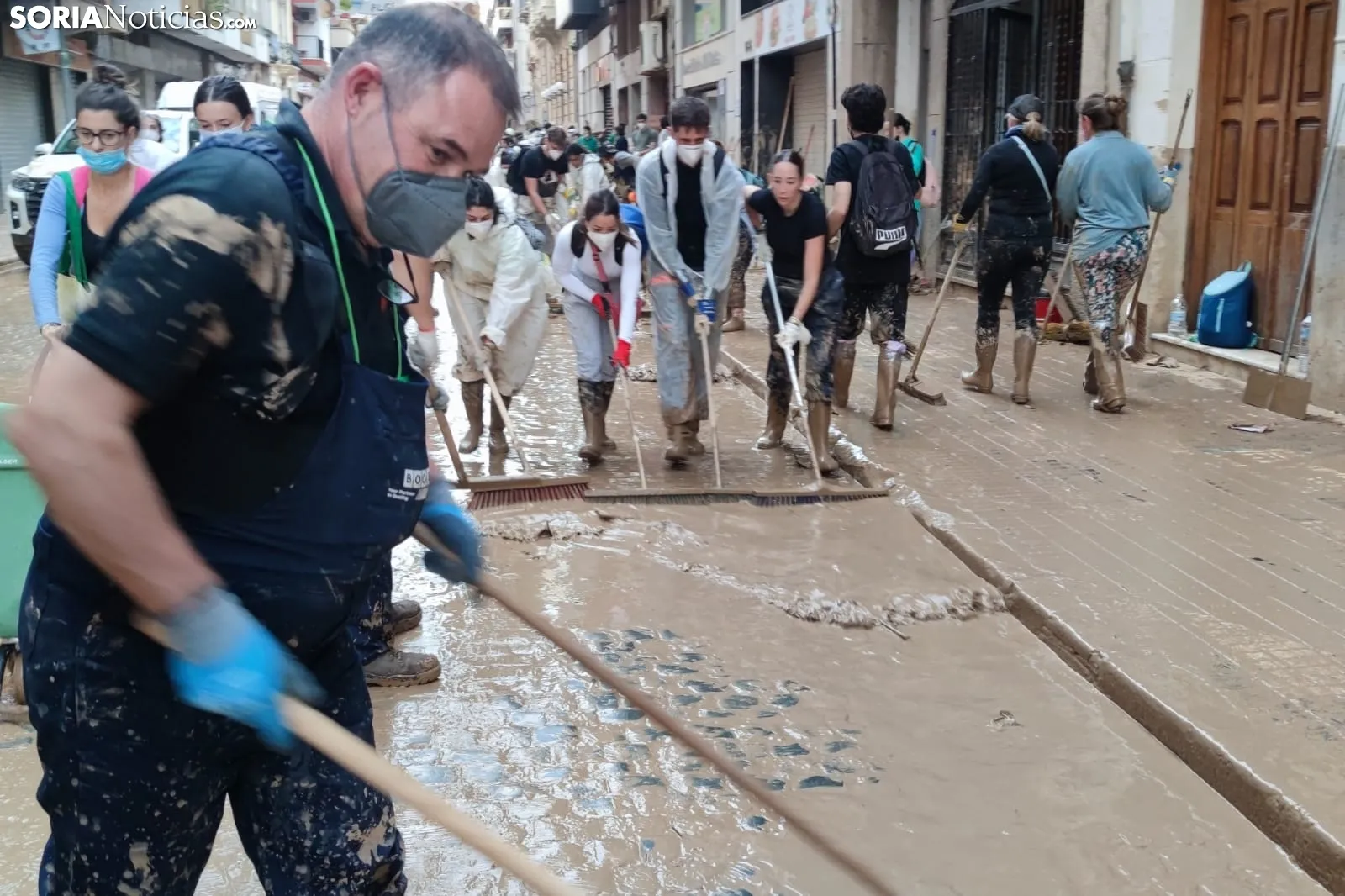 Juan Carlos Rodrigo ha inmortalizado la situación en Algemesí.