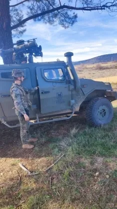 Una imagen del ejercicio táctico. /Subdelegación de Defensa en Soria