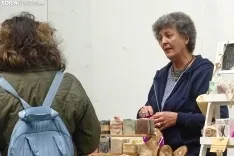 Una imagen de la feria micológica este sábado. /PC