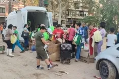 Juan Carlos Rodrigo ha inmortalizado la situación en Algemesí.