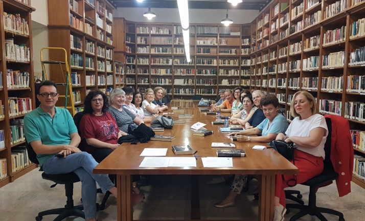 El Club de Lectura de la biblioteca burgense celeba sus diez años de andadura 