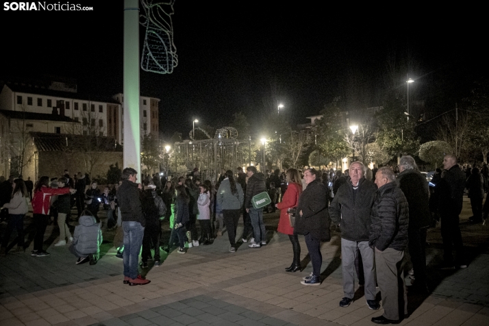 En im&aacute;genes: &Oacute;lvega da comienzo a la Navidad con el encendido de sus luces