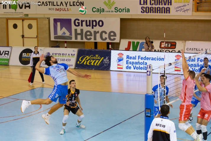 Cunha, MVP de la jornada en la Superliga Masculina tras la victoria soriana en la pista de Guaguas