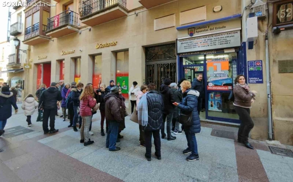 La Lotería Nacional se acuerda de Soria con cuatro boletos del primer premio