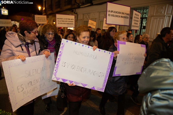 Manifestación 25N en Soria 2024