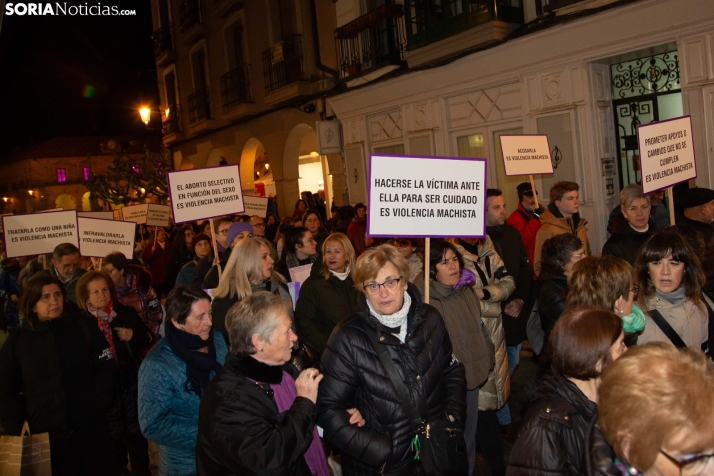 Manifestación 25N en Soria 2024