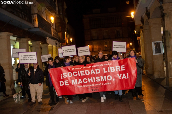 Manifestación 25N en Soria 2024