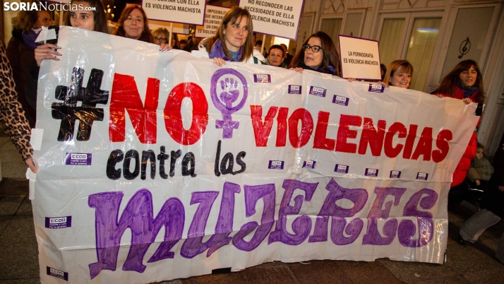 Manifestación 25N en Soria 2024