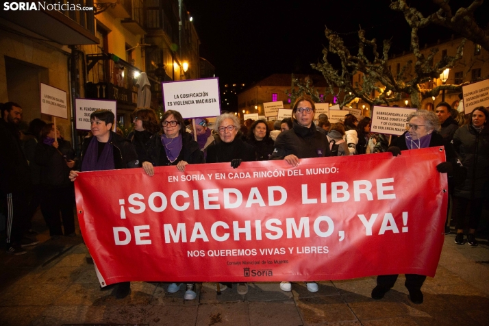 Manifestación 25N en Soria 2024