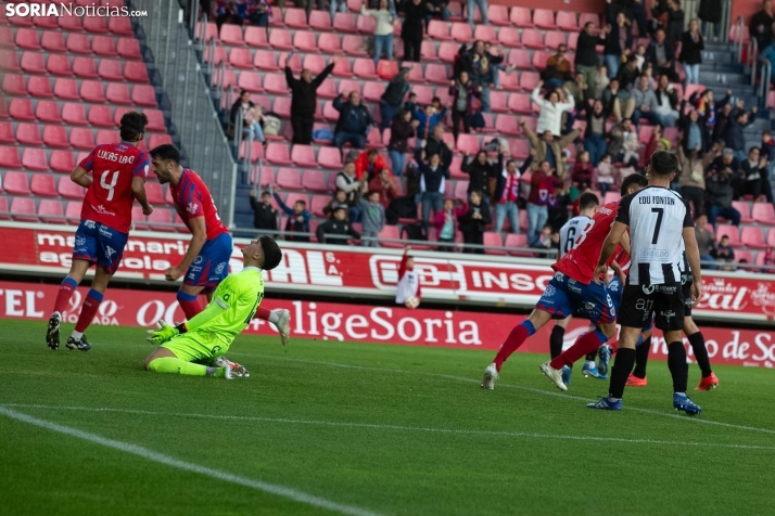 Numancia 1-1 Escobedo: Los rojillos se estrellan frente a la defensa cántabra