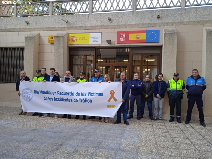 Soria recuerda a las víctimas de accidente de tráfico: en lo que va de año se han contabilizado ocho muertes en carretera en la provincia