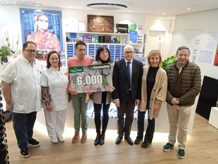 La ganadora del Eurocentrín inicia su maratón de compras por Soria