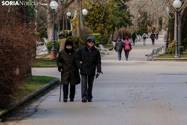 Miércoles gris y frío en Soria