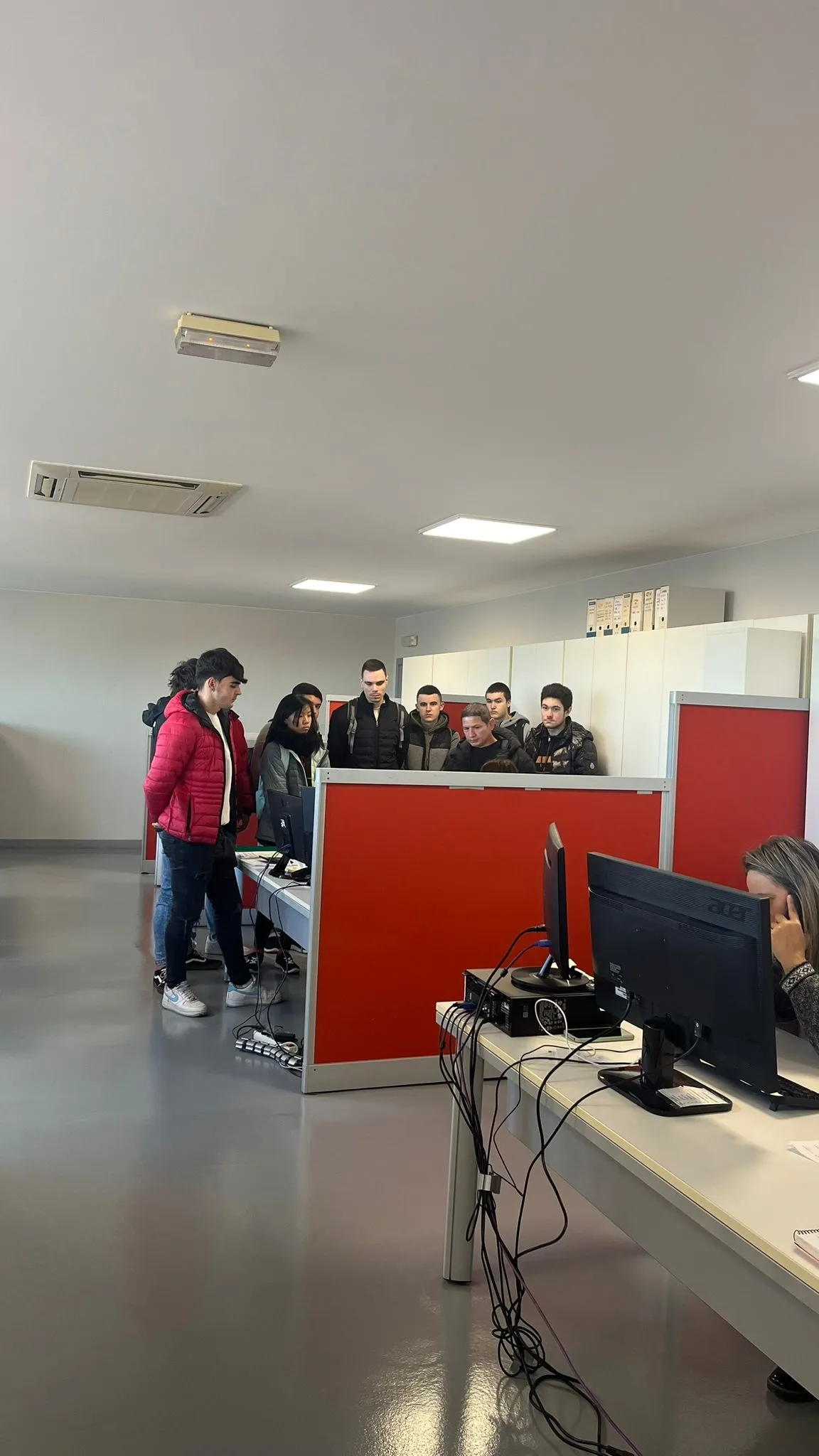 Una imagen de las visitas. /CIFP Pico Frentes