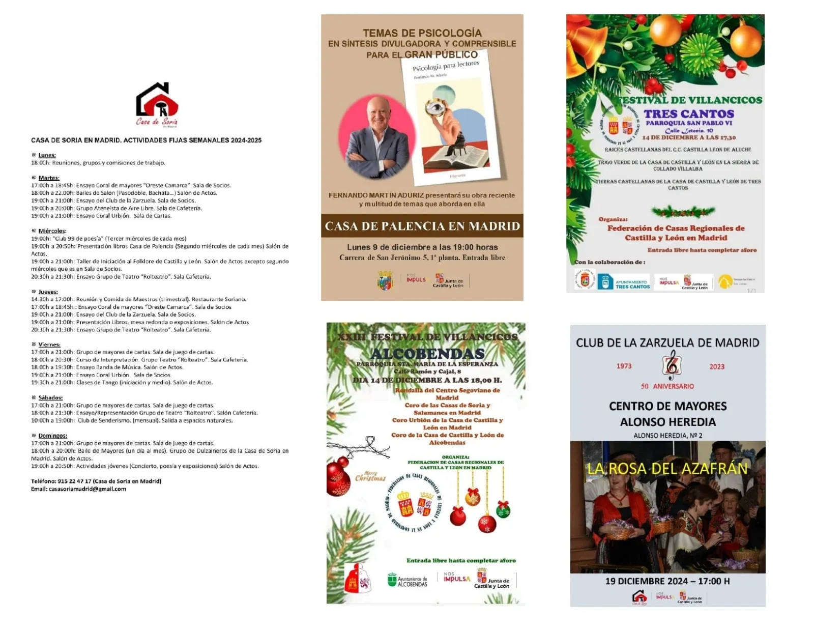 Foto 7 - Este el calendario navide&ntilde;o de la Casa de Soria en Madrid